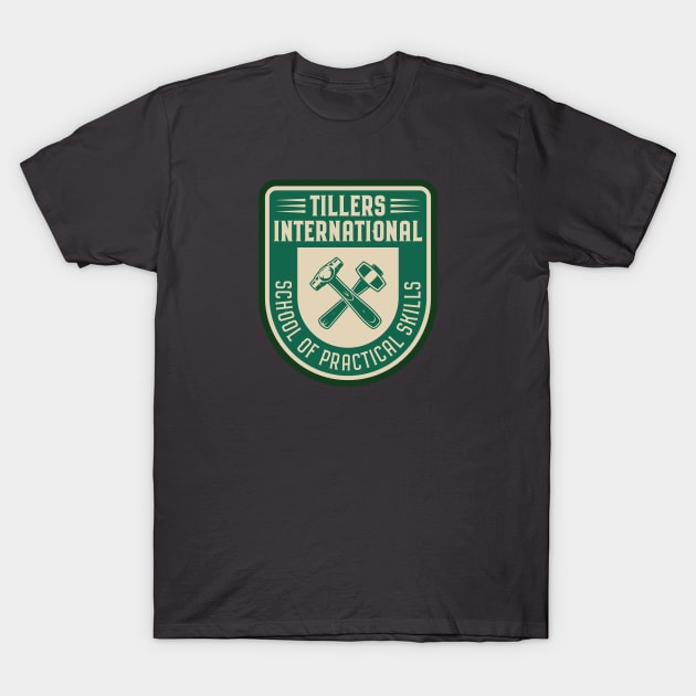 Blacksmithing Badge T-Shirt by Tillers International